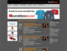 Tablet Screenshot of kunstbox.at